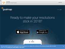 Tablet Screenshot of goalmap.com